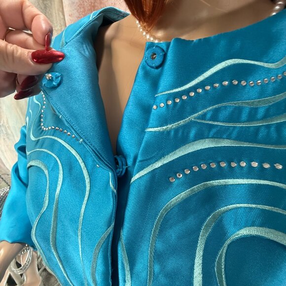 📌Tally Taylor Extravagant & Elegant for Special Occasion Penicl Skirt Suit - Picture 7 of 16